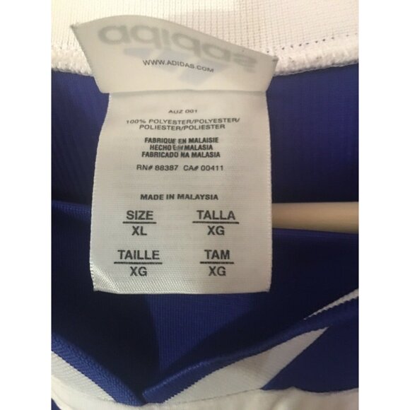 Adidas Fc Dallas Blue And White Stripe MLS Jersey Men’s Sz XL No 18‎ NovaFC.org - Picture 2 of 8